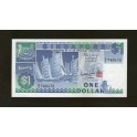 Singapore Pick. 18 1 Dollar 1987 UNC
