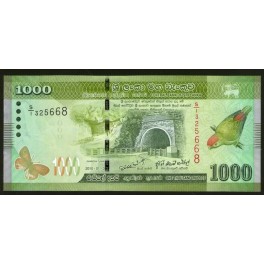 Sri Lanka Pick. New 1000 Rupees 2010 UNC