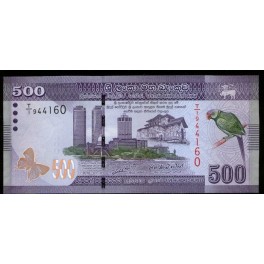 Sri Lanka Pick. Nuevo 500 Rupees 2010 SC