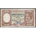 New Caledonia Pick. 37 20 Francs 1929 VF