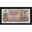 Austria Pick. 136 20 Schilling 1956 EBC