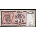 Bosnia Herzegovina Pick. 133 10 Dinara 1992 EBC