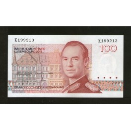 Luxemburgo Pick. 58 100 Francs 1986 SC
