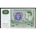 Suecia Pick. 52 10 Kronor 1963-90 EBC
