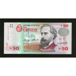 Uruguay Pick. 75 50 Pesos U. 2000 UNC