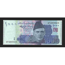 Pakistan Pick. 57 1000 Rupees 2008 UNC